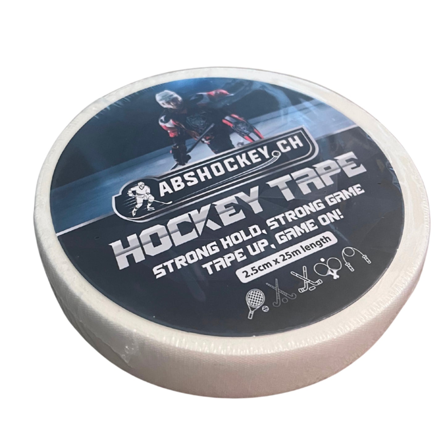 abshockey white ice hockey tape with packaging