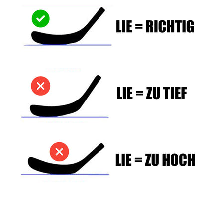 Hockeystick Lie Angle illustration