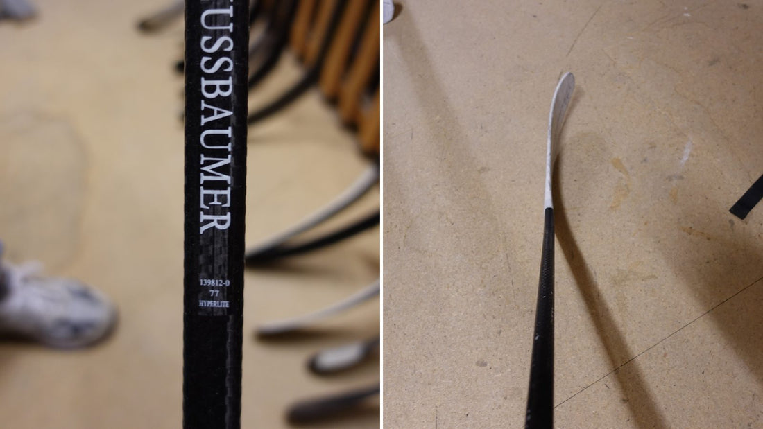 Schaft und Custom-Kelle von Valentin Nussbaumers Bauer Vapor Hyperlite Pro-Stock-Schläger