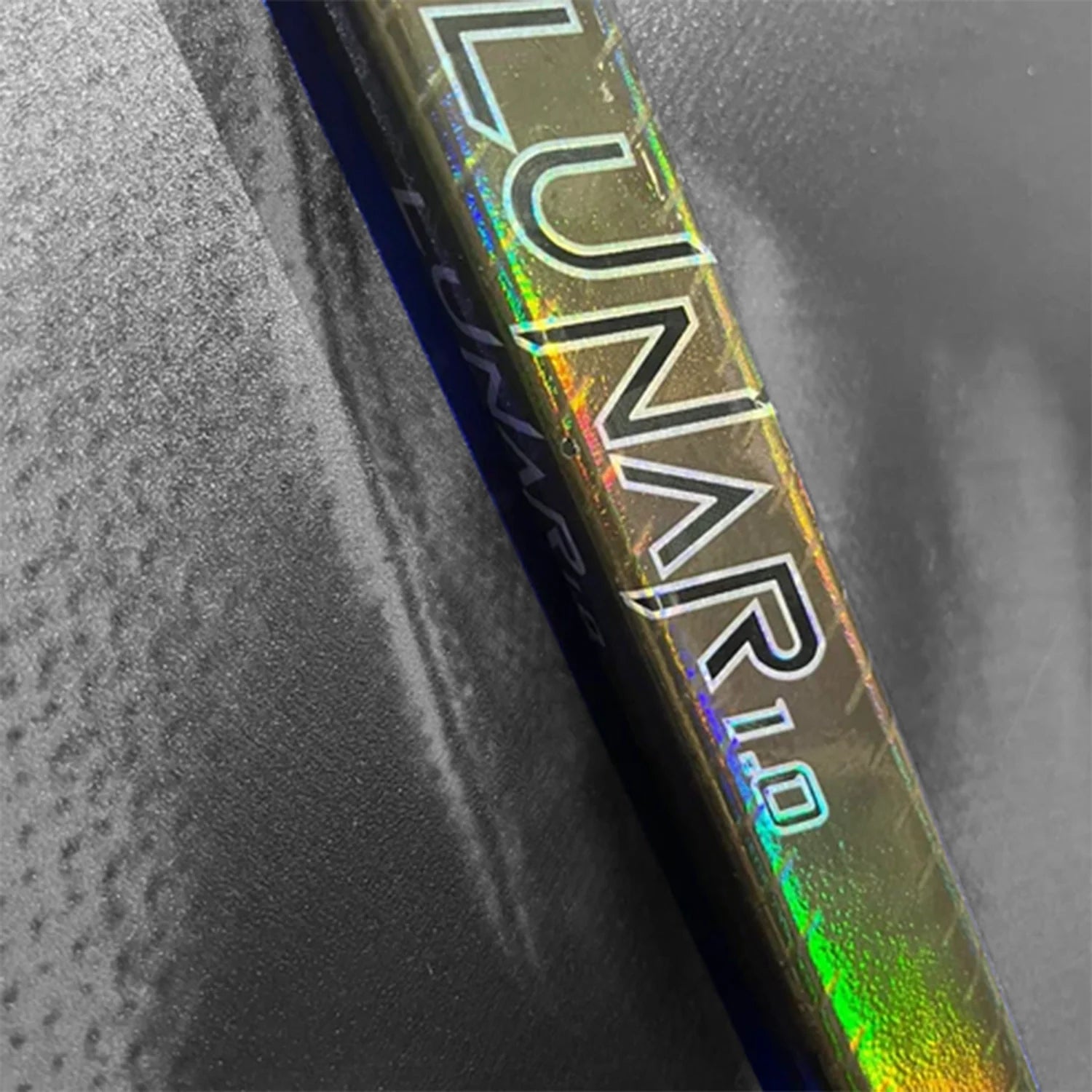 Lunar 1.0 shiny Hockey Stick with black background