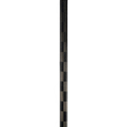 Nahaufnahme des Tactile Grip am Schaft des ABSHockey Blackstick mit strukturierter Oberfläche.
