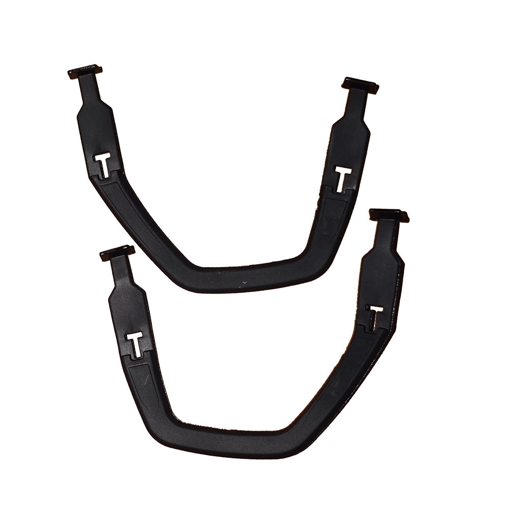 Schwarze Ersatz Helm Laschen für Eishockeyhelm zur Befestigung des Kinnriemens