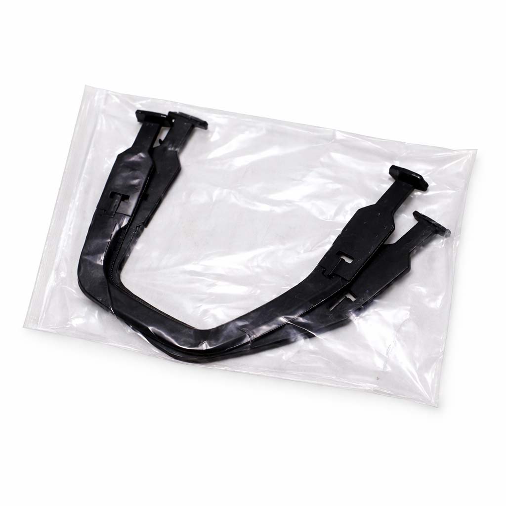 Ersatz Helm Laschen für Eishockeyhelm in transparenter Verpackung zur Befestigung des Kinnriemens