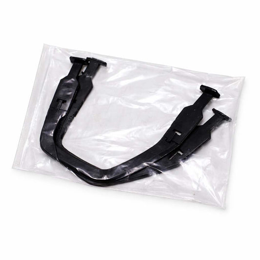 Ersatz Helm Laschen für Eishockeyhelm in transparenter Verpackung zur Befestigung des Kinnriemens