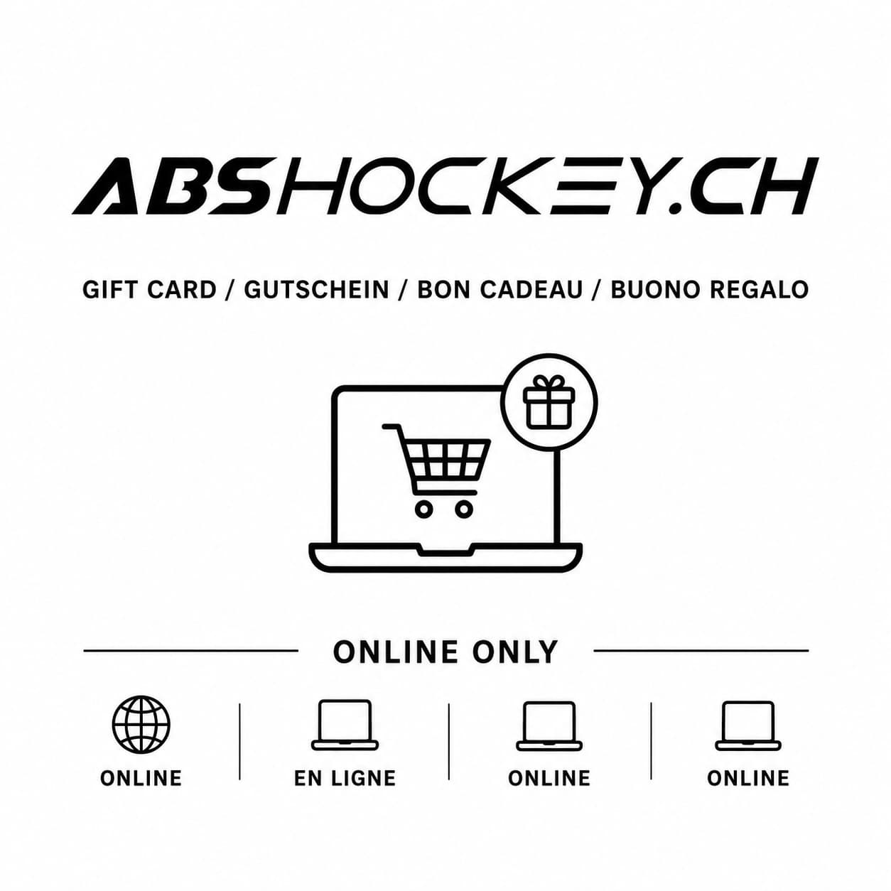 ABSHockey Gift Card / Gutschein / Bon Cadeau / Buono Regalo – online only