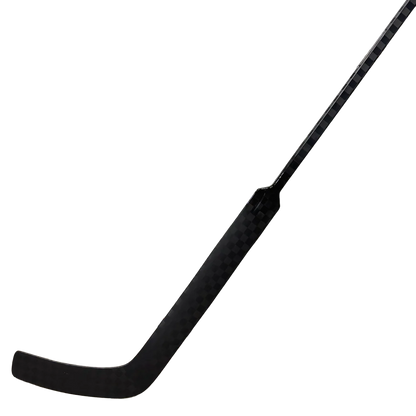 SOYUZ LORD Blackout – Custom Goalie Stick, komplett schwarzer Carbon-Torhüterstock ohne Aufdruck