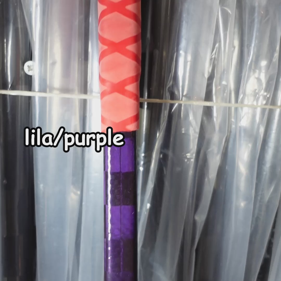 hockeystick lila/purple transparent design