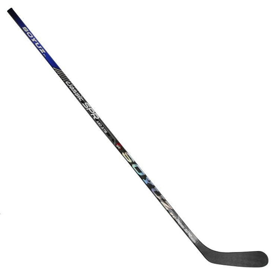 SOYUZ CLASSIC SPR custom ice hockey stick – second side view, black blue design