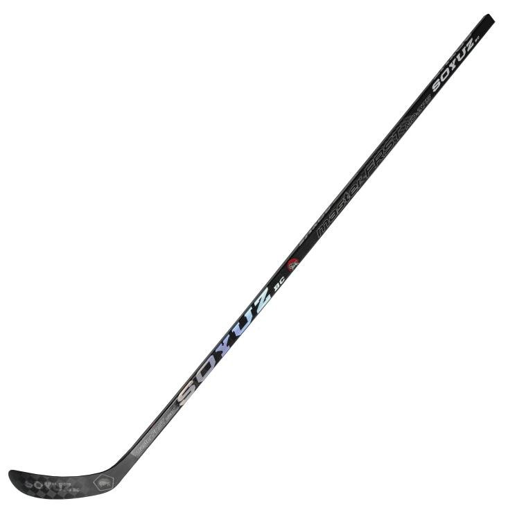 SOYUZ MASTER FRST Eishockeyschläger – zweite Seitenansicht, schwarzes Carbon-Design