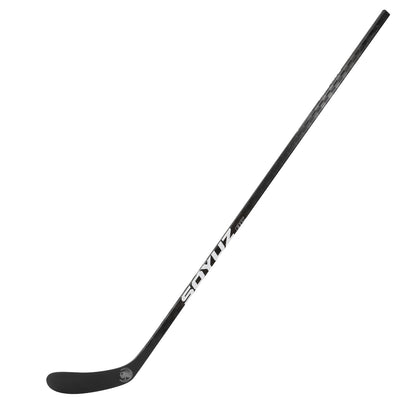 SOYUZ STD PRO custom ice hockey stick – full side view, black white design